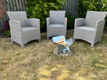 Load image into Gallery viewer, Steel Portable Flat Pack Firepit 410mm x 310mm (16" x 12") Galvanised Steel