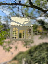 Load image into Gallery viewer, Elegant Garden Room Style Metal Birdhouse Feeder- Cream