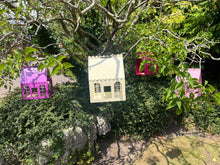 Load image into Gallery viewer, Elegant Garden Room Style Metal Birdhouse Feeder- Cream