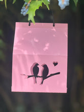 Load image into Gallery viewer, Romantic LoveBird Style Metal Birdhouses Feeder- Pink