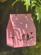 Load image into Gallery viewer, Romantic LoveBird Style Metal Birdhouses Feeder- Pink