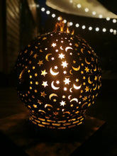 Load image into Gallery viewer, Firepit Globe Moon & Stars hull uk