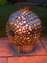 Load image into Gallery viewer, moon and star fire pit in hull