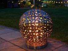 Load image into Gallery viewer, Moon And Stars Fire Pit