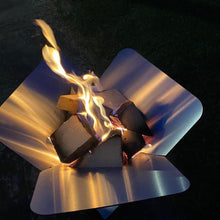 Load image into Gallery viewer, Mild Steel Portable Flat Pack Firepit 410mm x 310mm (16" x 12")