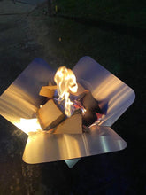 Load image into Gallery viewer, Mild Steel Portable Flat Pack Firepit 410mm x 310mm (16" x 12")