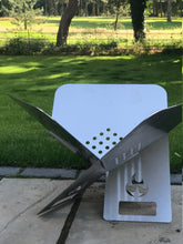 Load image into Gallery viewer, Mild Steel Portable Flat Pack Firepit 410mm x 310mm (16" x 12")