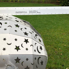 Load image into Gallery viewer, Stainless Steel Moon & Stars FirePit Globe FireBall