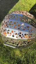 Load image into Gallery viewer, Stainless Steel Bubbles Fire Pit Globe FirePit