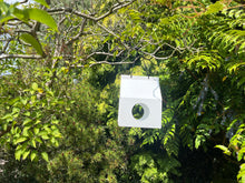 Load image into Gallery viewer, Modern Metal Design Birdhouse Feeder - White

