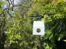Load image into Gallery viewer, Modern Metal Design Birdhouse Feeder - White
