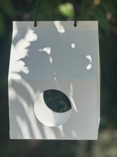 Load image into Gallery viewer, Modern Metal Design Birdhouse Feeder - White
